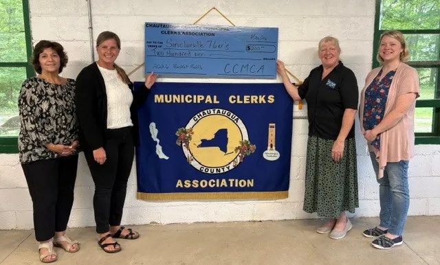 Clerks Association makes donation to NCCR